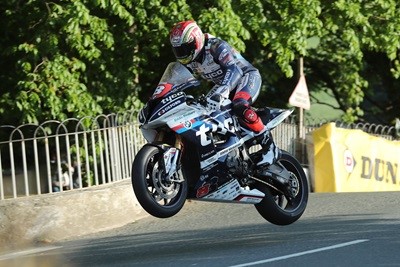 Dan Kneen pouco antes do acidente fatal