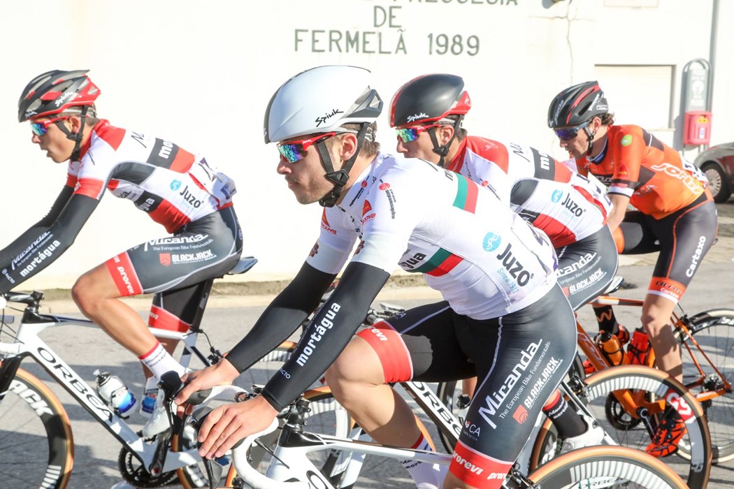 Francisco Campos, Campeão Nacional Sub-23, foi um dos 10 ciclistas Miranda-Mortágua em prova.