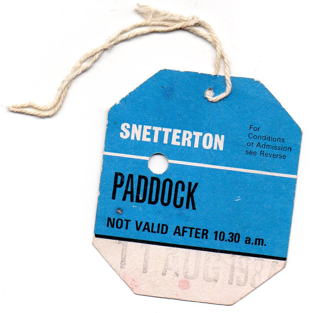 Passe, circuito de Snetterton