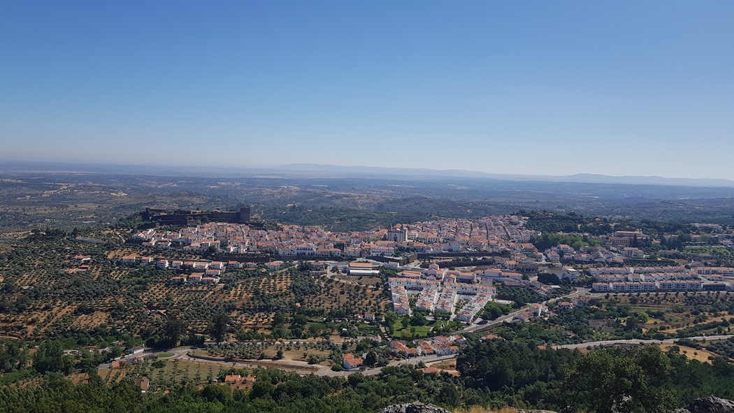 Vista panorâmica de Castelo de Vide