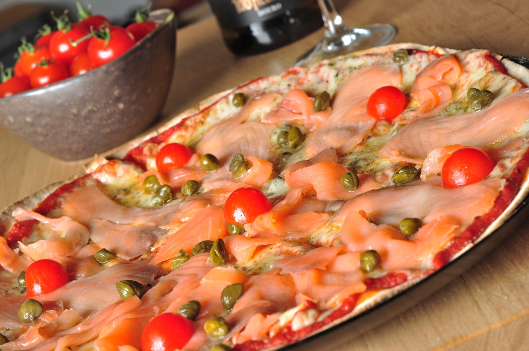 Rebu - Pizza de salmão ©Maria Mattos