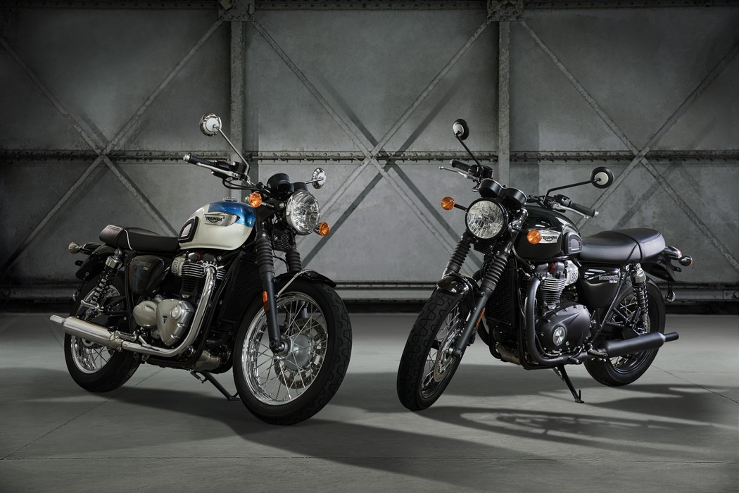 Triumph Bonneville T100 e T100 Black