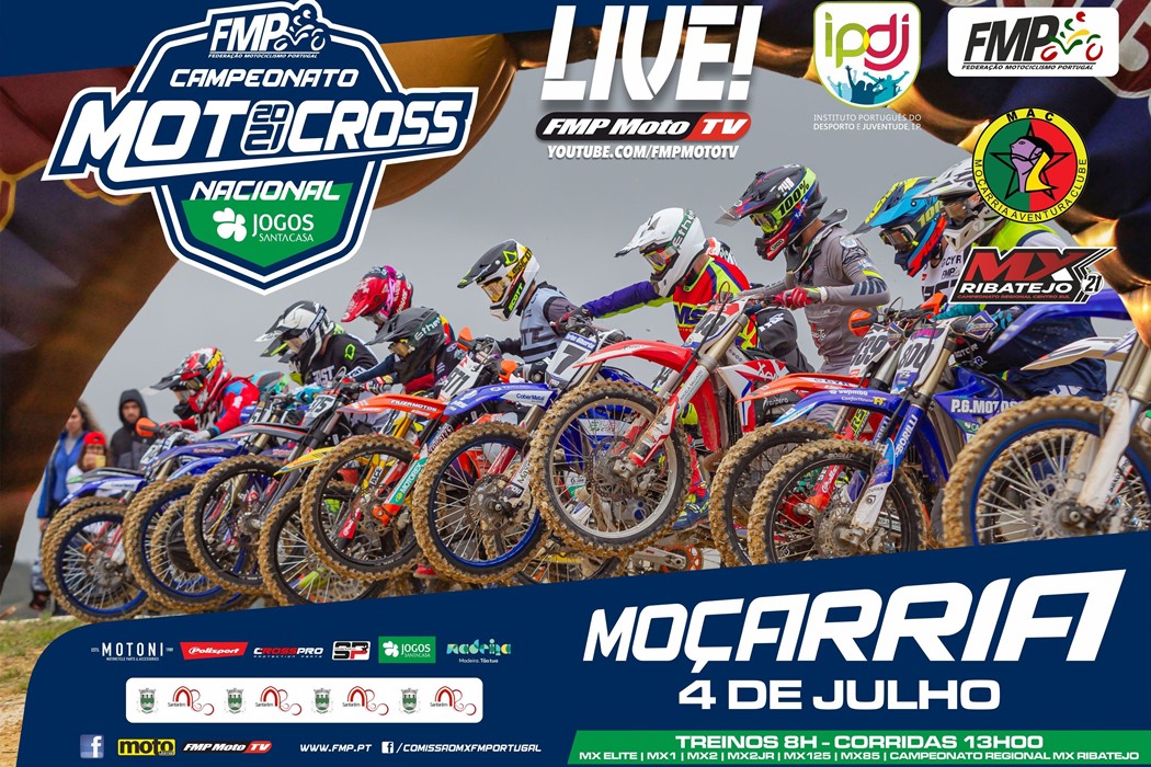 Confirmado o calendário 2023 para o Nacional Motocross