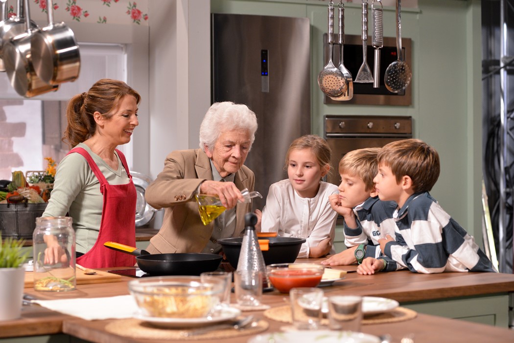 "Cozinha para a família"