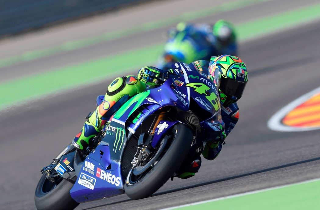 Rossi chocou com 3º
