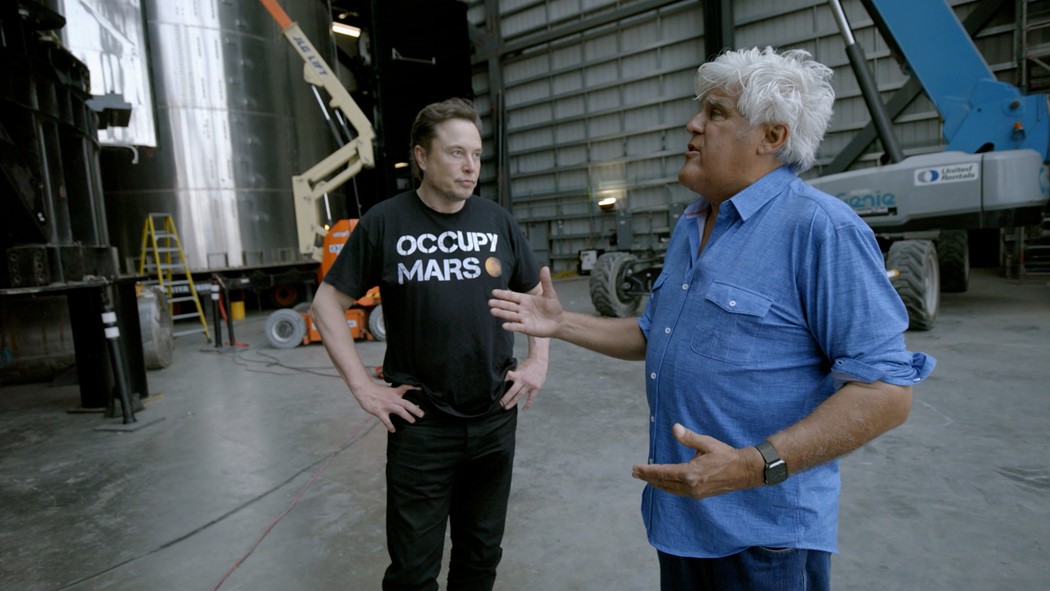 Jay Leno e Elon Musk