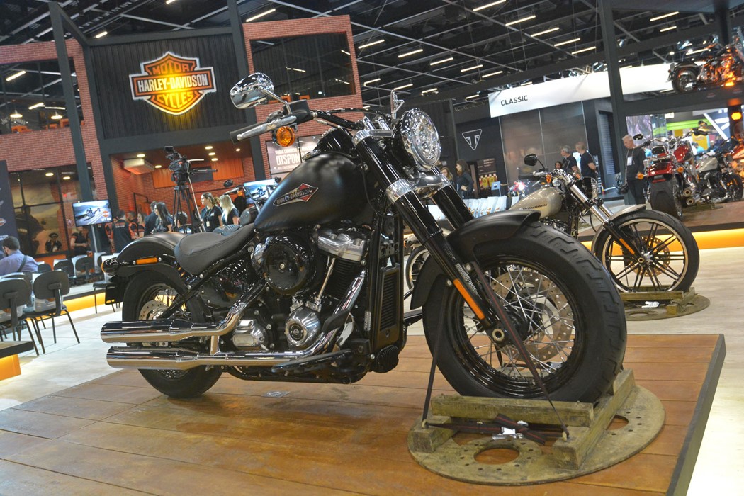 Entre as novas Softail da Harley-Davidson destaque para a Slim, com motor V2 de 1750cc