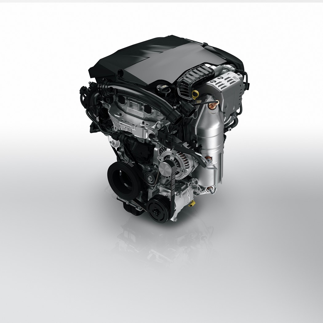 Motor a gasolina de 1.2 litros e 3 cilindros turbo PureTech do Grupo PSA
