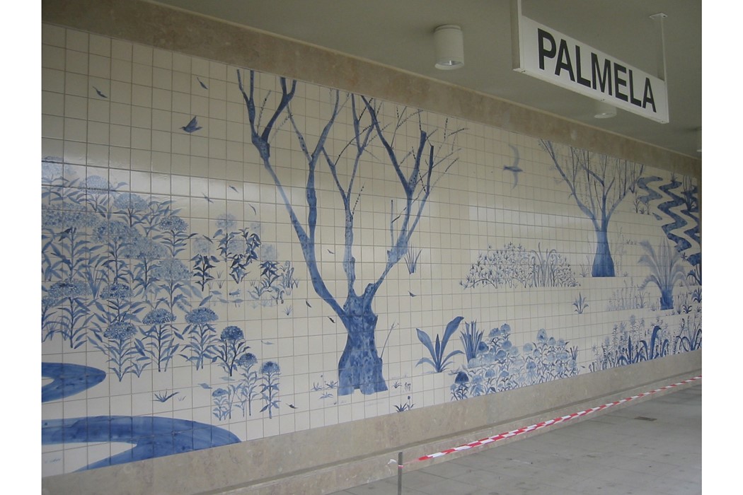 Estação de Palmela - Painel - Galeria Ratton