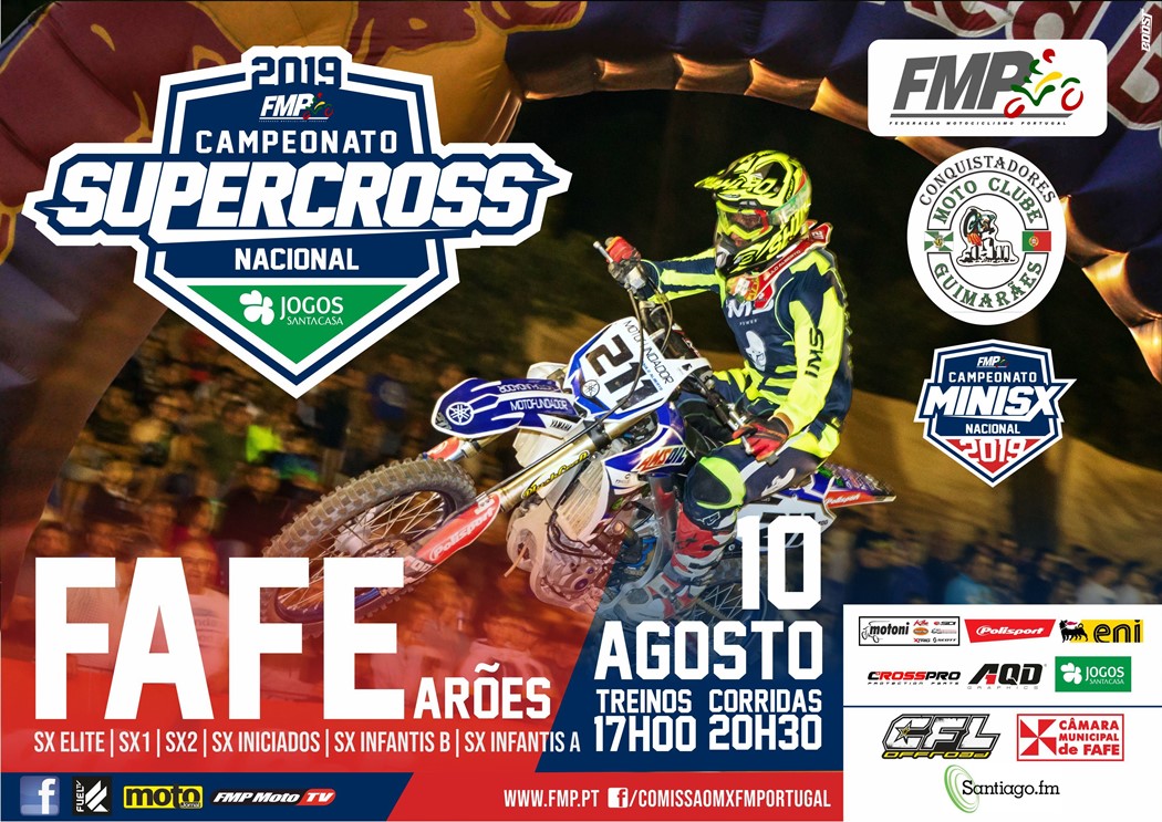 Cronograma de treinos e corridas Motocross e Supercross categorias