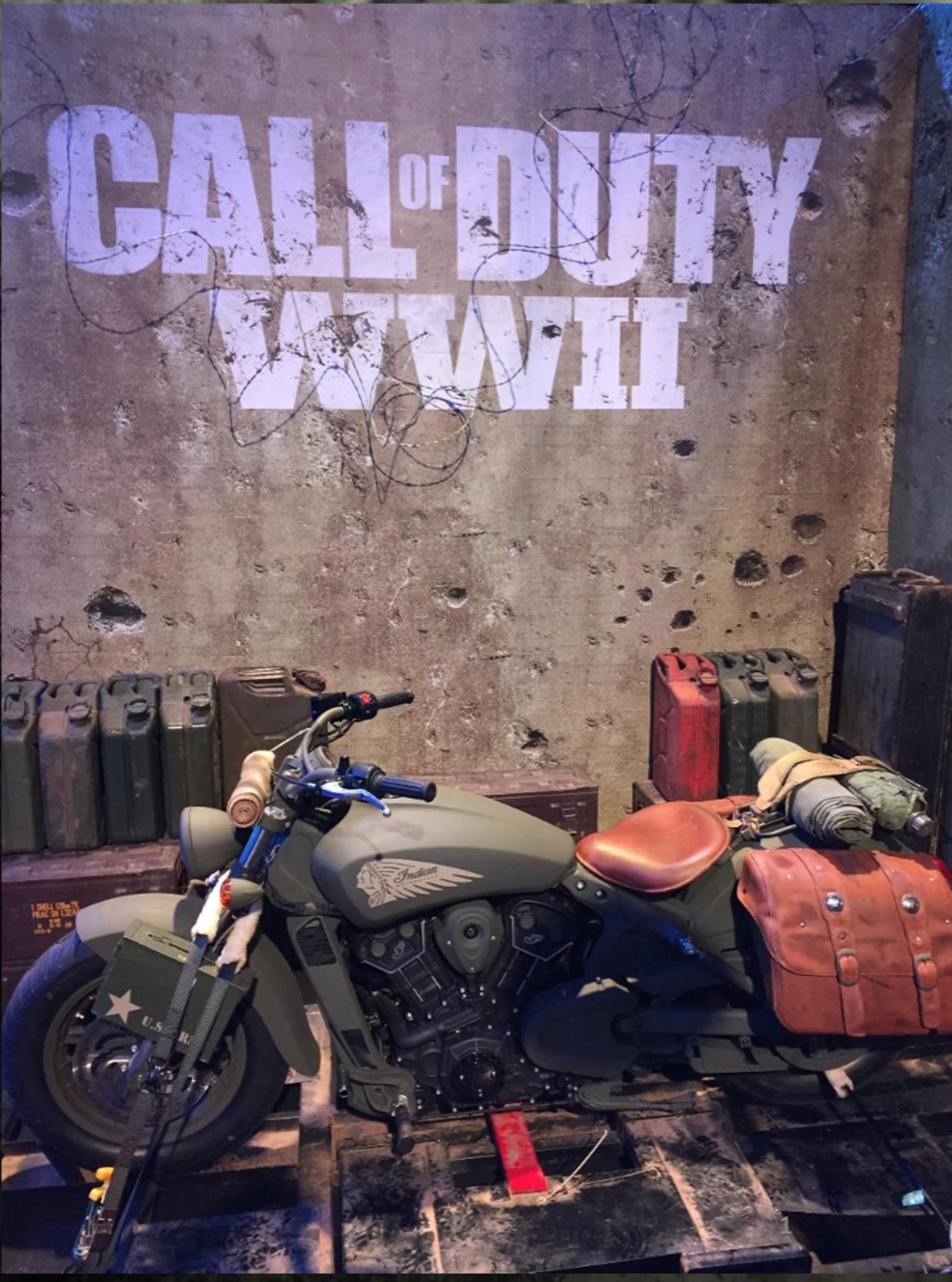 Indian fez réplicas da Scout 741B e sorteou entre os compradores de "Call of Duty: WWII"