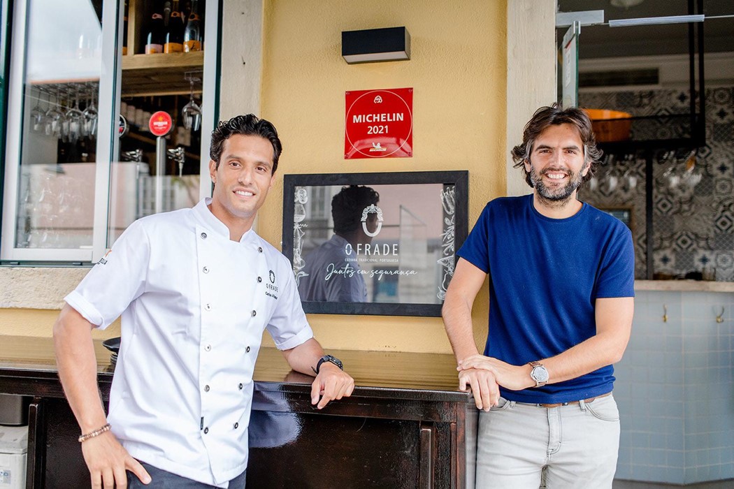 Sócios Chef Carlos Afonso e Sergio Frade - Restaurante O Frade