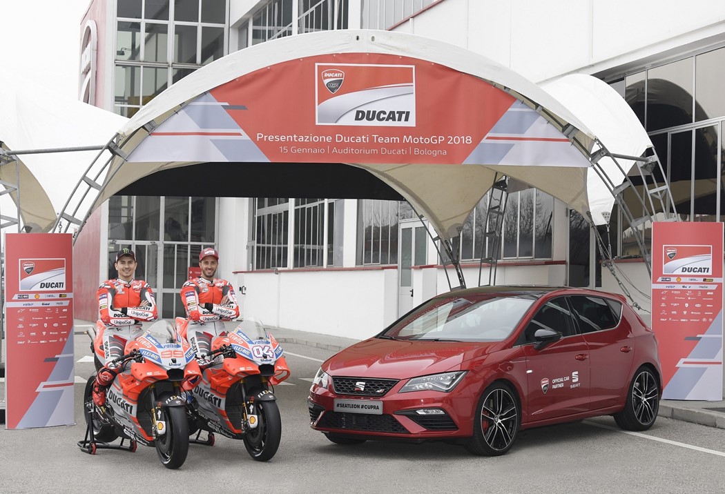 Seat e Ducati parceiras no MotoGP 2018