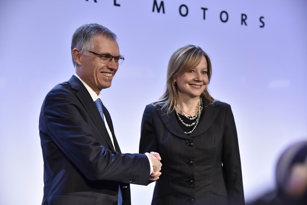 Carlos Tavares e  Mary T. Barra.