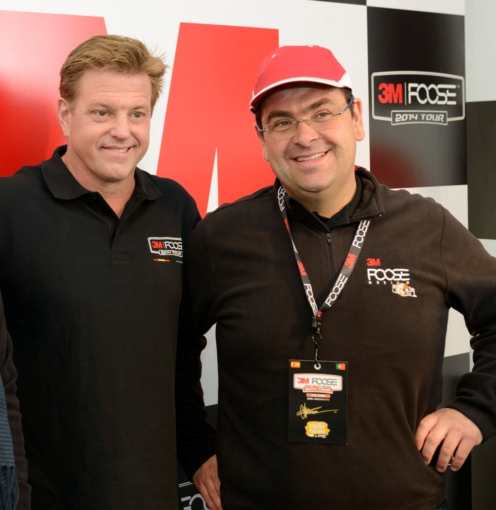 Pedro Junqueira com Chip Foose