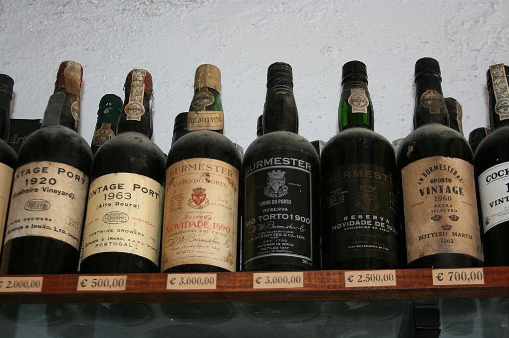Garrafas Vinho do Porto Vintage