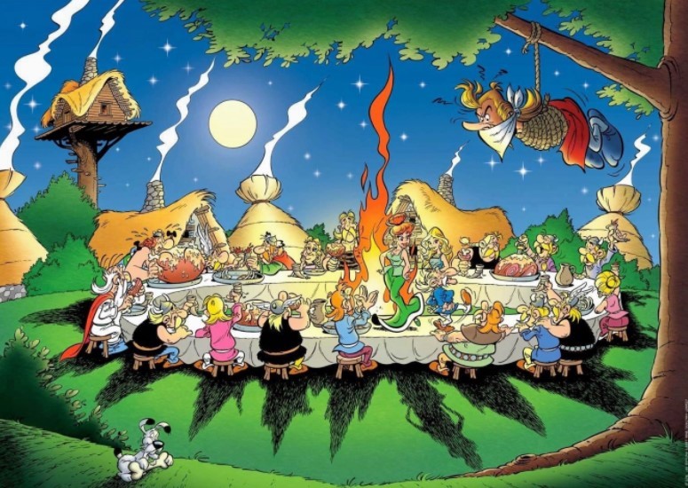 O tradicional festim dos gauleses