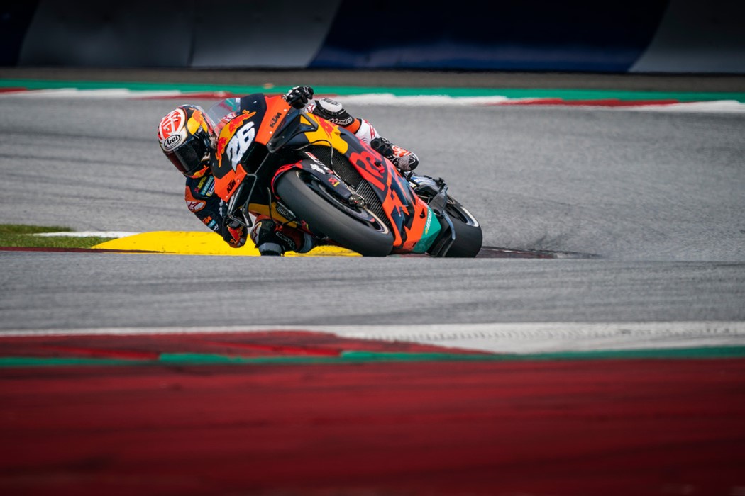 Dani Pedrosa em mais uma sessão de testes privados no Red Bull Ring