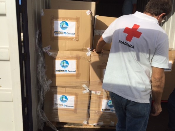 Bens angariados a serem descarregados na Madeira
