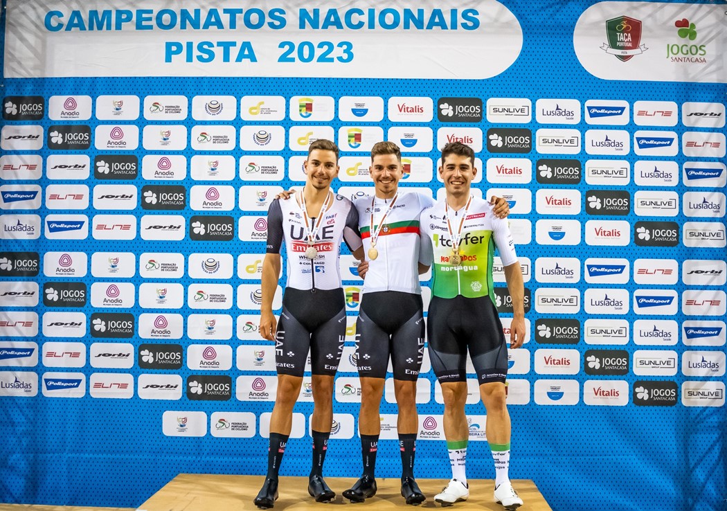 Pódio Omnium Masculino