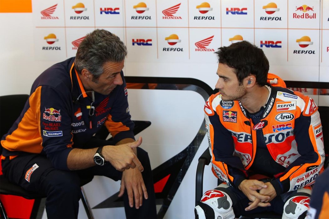 Pedrosa contou com o experiente Guidotti