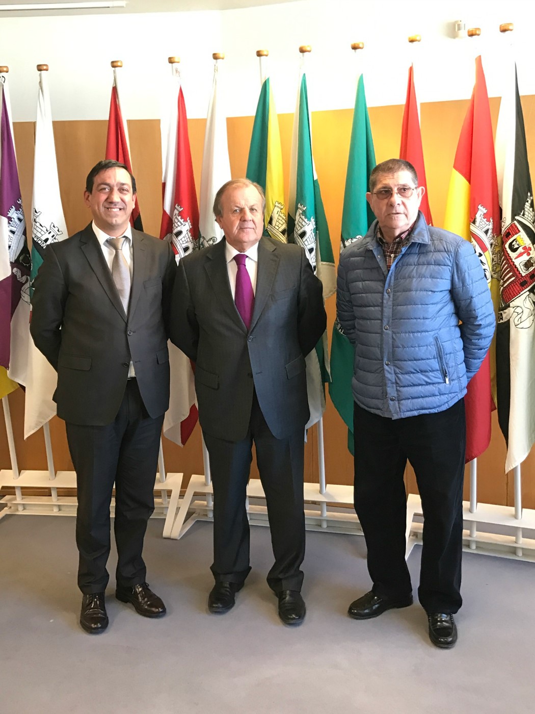 Delmino Pereira, Desidério Silva, Carlos Luís