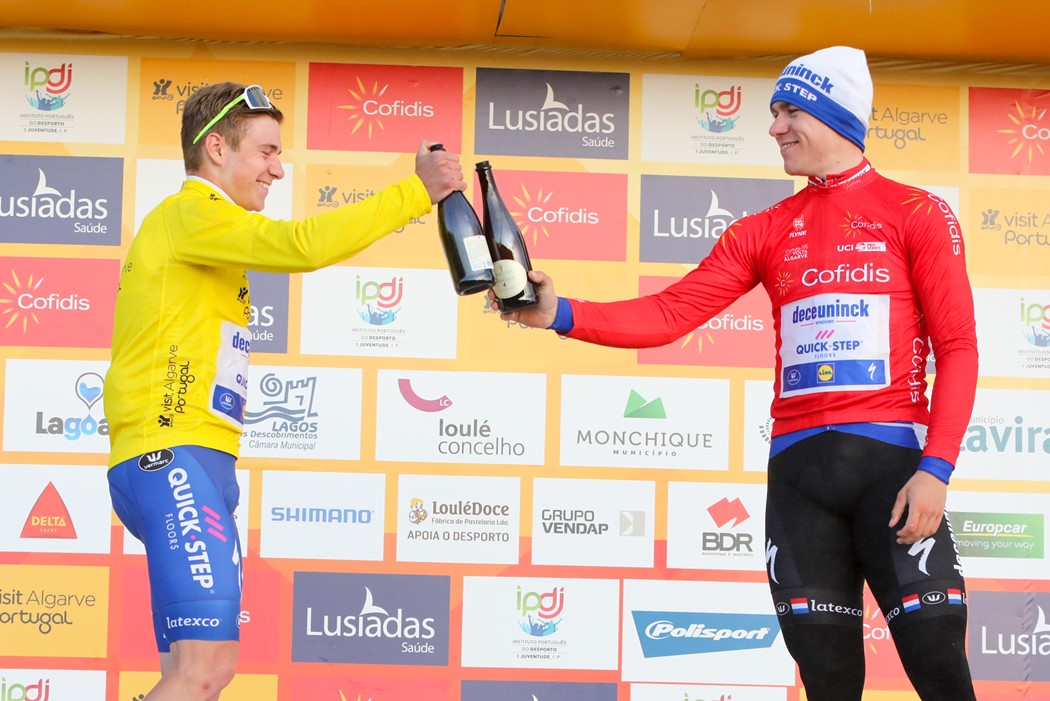 Remco Evenepoel e Fabio Jakobsen