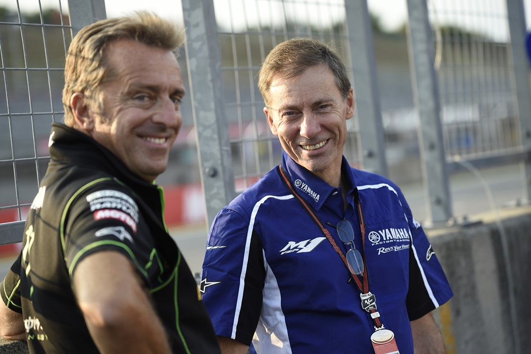 Hervé Poncharal (Tech3) e Lin Jarvis (Yamaha Racing)