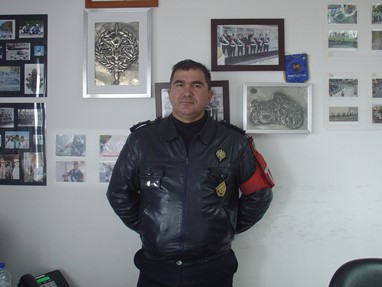 Armindo Teixeira, subcomissário da Esquadra de Motociclistas da Divisão de Trânsito da área metropolitana de Lisboa.