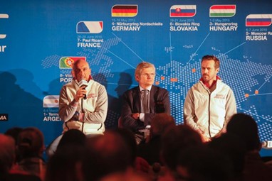 Tiago Monteiro na apresentação do WTCC em Barcelona