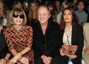 Anna Wintour, François Henri Pinault, Salma Hayek