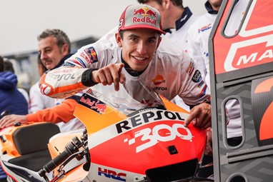 Marc Marquez 300 vitória Honda na categoria rainha