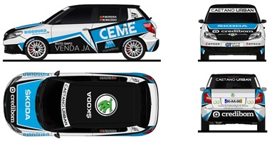 Maquete Skoda Fabia R2 