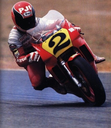 Mamola era outro conhecido abusador de pneus