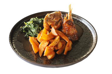 Perna de cabrito à moda de Braga