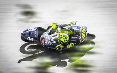 Rossi salvou sexto na Yamaha