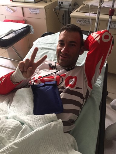 J-Rod bem-disposto já no Hospital Regional de Ica