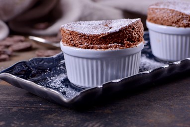 Soufflé de chocolate