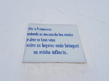 Cacela Velha - poesia na rua