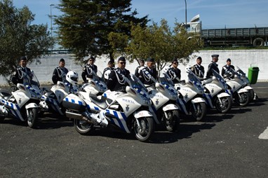 Agentes da Esquadra de Motociclistas
