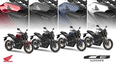 Honda CB125R em todas as cores 2023 