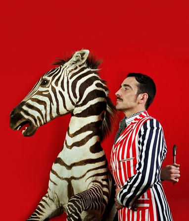 Eduardo Sourrouille Self-portrait with  a proud friend.2008