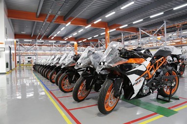 A fábrica da KTM nas Filipinas