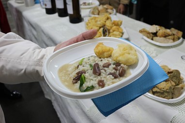 Línguas de Bacalhau com Arroz de Feijão /RMM