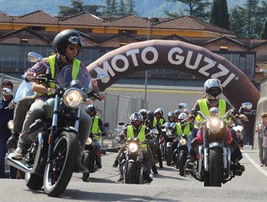 Moto Guzzi Open House em Mandello del Lario