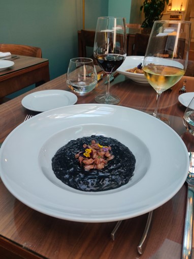 Risotto nero e puntillitas