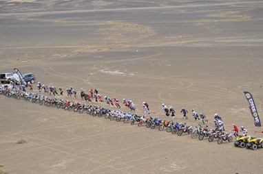 Arranque 6ª etapa Rally de Merzouga