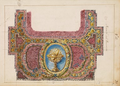 Desenho da Anunciação da autoria de Agostino Masucci / © Beaux-arts de Paris/ prise de Thierry Ollivier