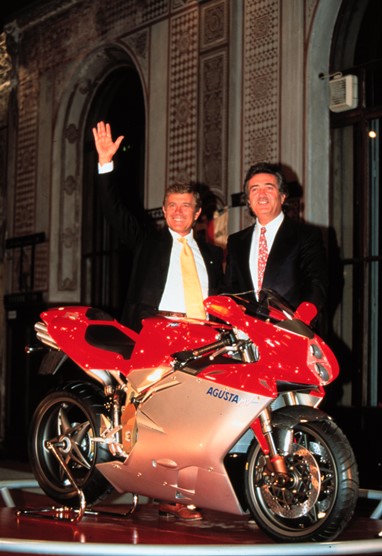 Claudio Castiglioni e Giacomo Agostini