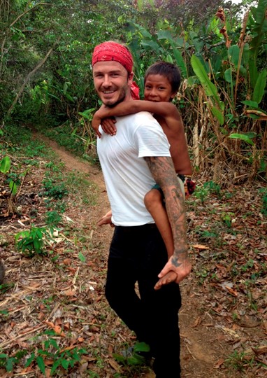 David Beckham no Brasil